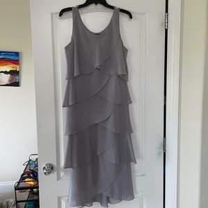 S L Fashions tiered dress